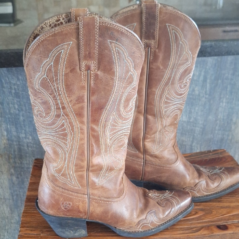 Ariat Brown Heeled Boots